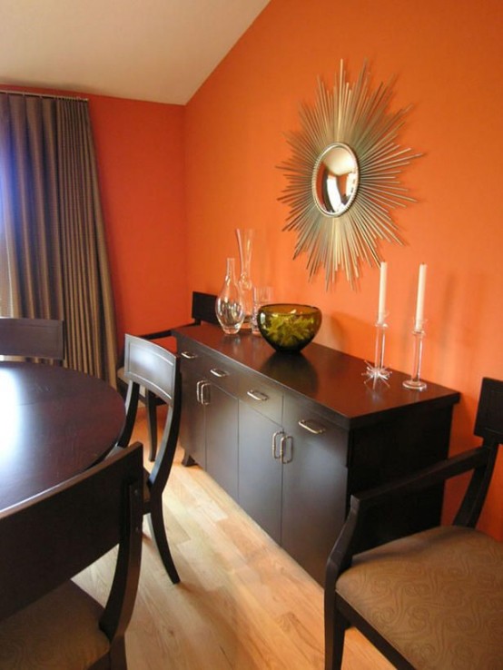 30 Inspiring Ripe Orange Room Designs - DigsDigs