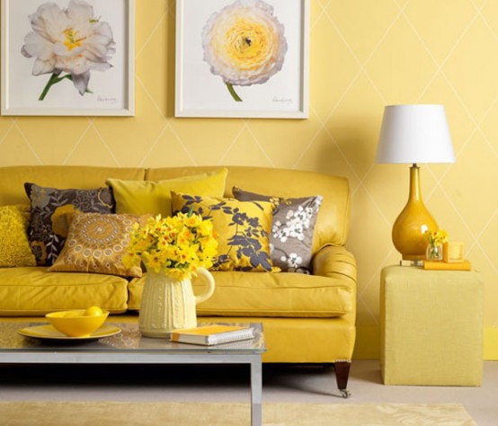 Banana Mood: 27 Yellow Dipped Room Designs - DigsDigs