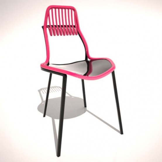 Bright Chair With A Rake For Your Bag