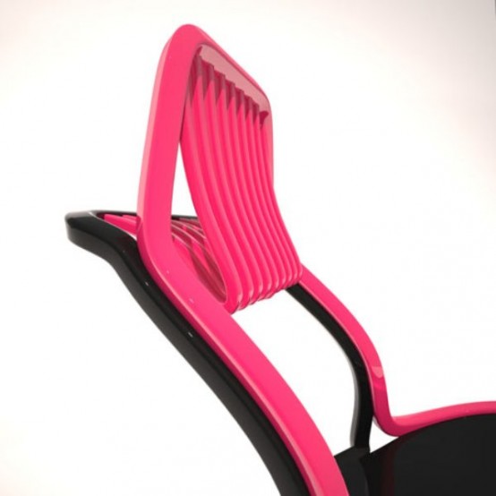 Bright Chair With A Rake For Your Bag