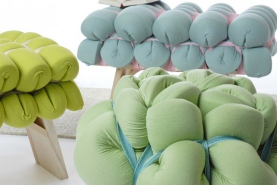 Bright Foam Stools For Minimalist Interiors