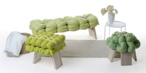 Bright Foam Stools For Minimalist Interiors