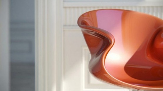 Bright Glossy Futuristic Furniture