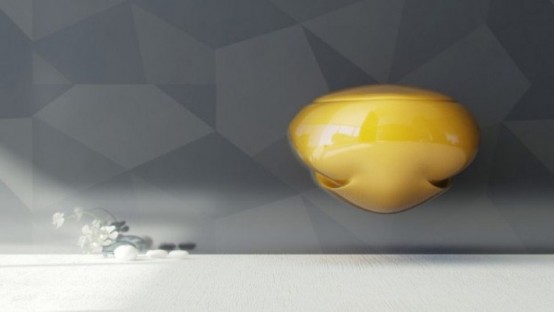 Bright Glossy Futuristic Furniture