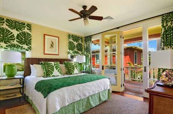 39 bright tropical bedroom designs - digsdigs