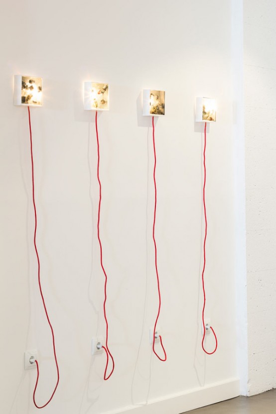Bulbbox Lamp Made With A Box Of Bulbs