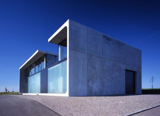 Bunker House Made Of Prefab Concrete Blocks