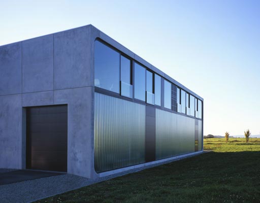 Bunker House Made Of Prefab Concrete Blocks