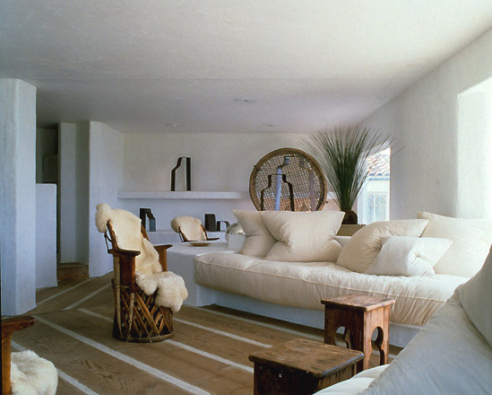 california beach house living room