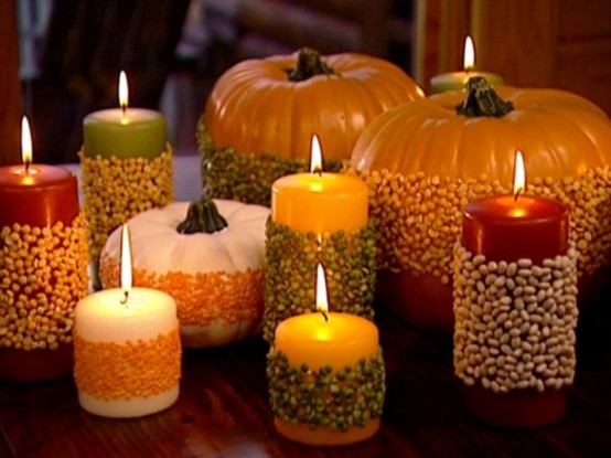 58 Cozy Candle Decor Ideas For Thanksgiving - DigsDigs