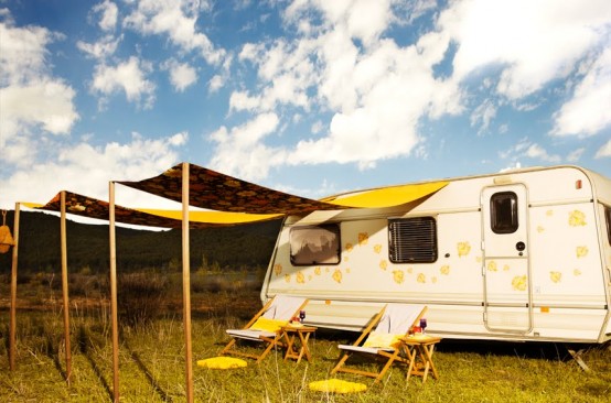 Super Cool and Practical Caravan Interior Design