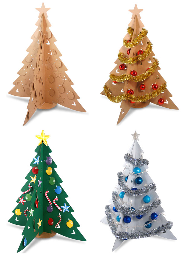 Cardboard Christmas Tree