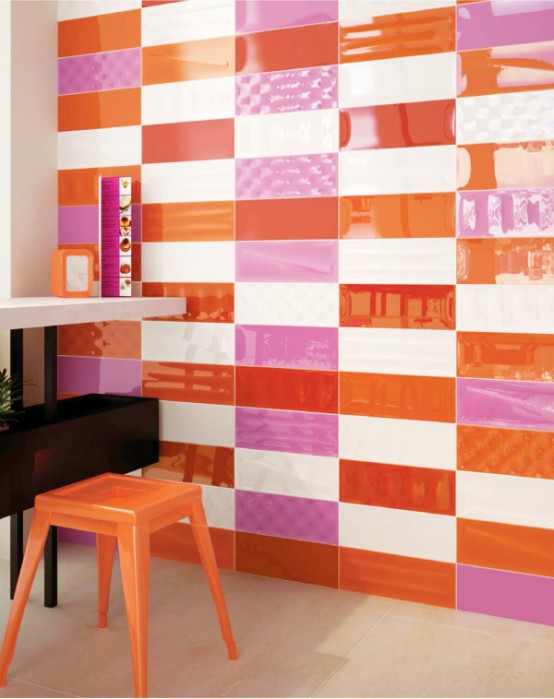Ceramic Tiles Collection Inspired By The 50s Pop Art