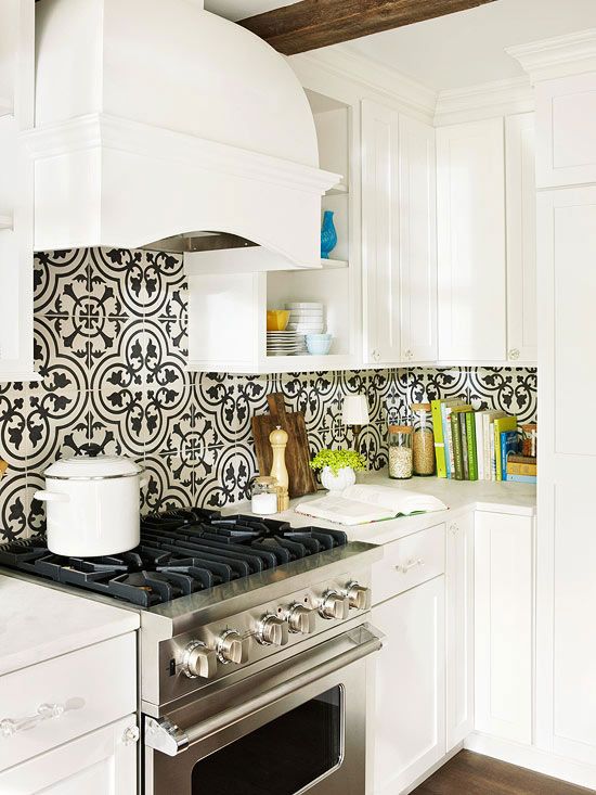 27 Ceramic Tiles Kitchen Backsplashes That Catch Your Eye - DigsDigs
