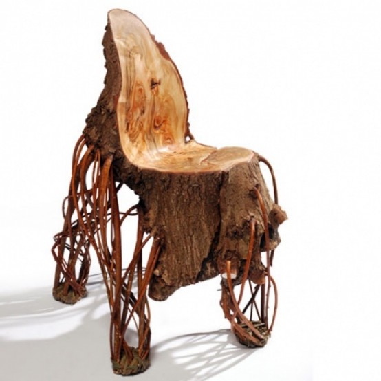 Crazy Chair Looking Like A Stump