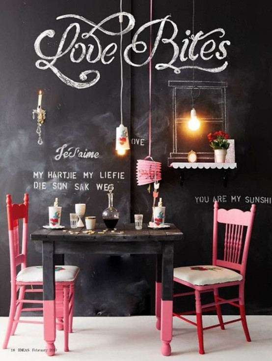 31 Chalkboard Dining Room Décor Ideas You’ll Love DigsDigs