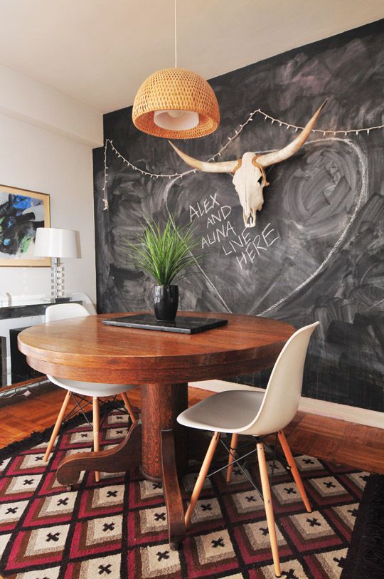 31 Chalkboard Dining Room Décor Ideas You’ll Love - DigsDigs