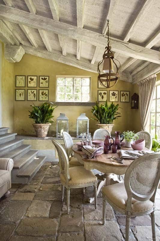 33 Charming And Beautiful Provence Dining Spaces Digsdigs