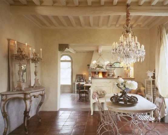 Charming And Beautiful Provence Dining Spaces