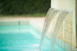 Charming Swimming Pool Fountain Powerfall By Zodiac Pooclare
