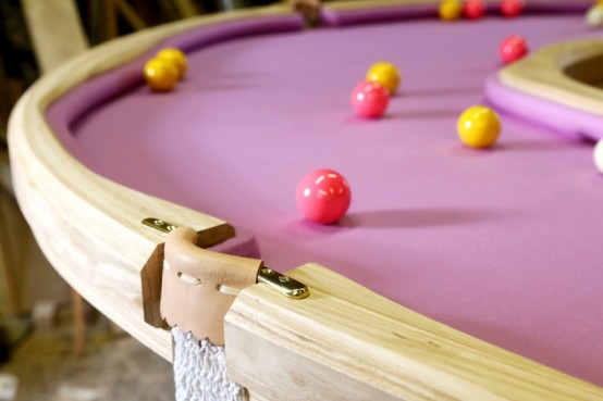 Cheerful And Playful Doughnut Pool Table