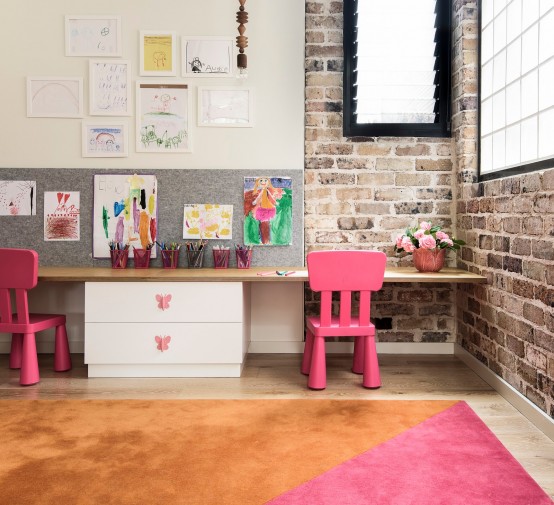 Cheerful Girlish Loft In All Shades Of Pink