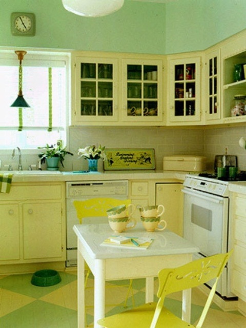 Yellow Kitchen Décor on Green Island - Soul & Lane