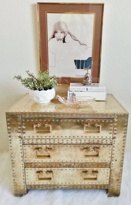 35 Chic And Bold Brass Home Décor Ideas DigsDigs