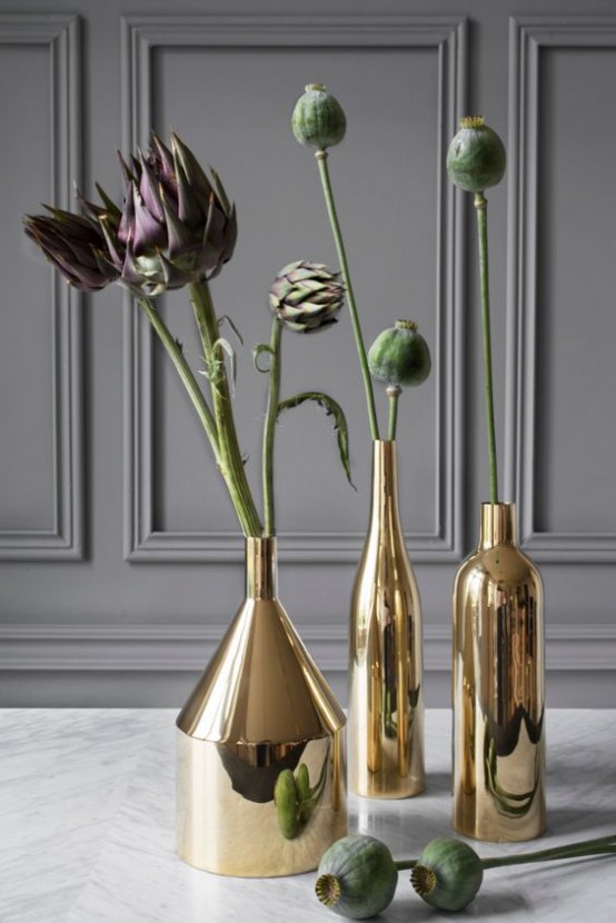 Chic And Bold Brass Home Décor Ideas