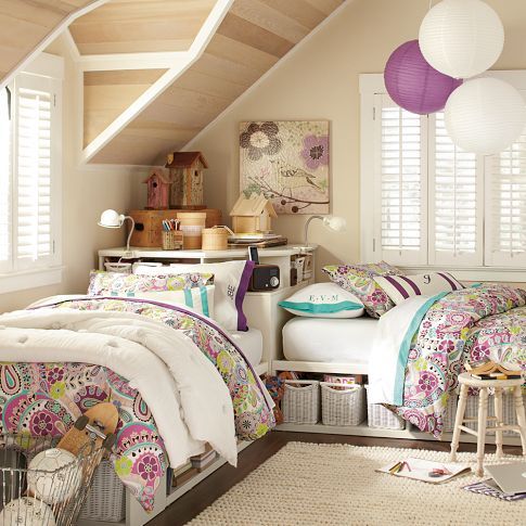 Chic And Inviting Shared Teen Girl Rooms Ideas