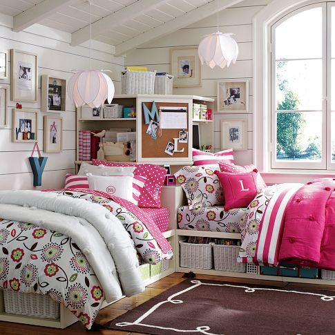 Chic And Inviting Shared Teen Girl Rooms Ideas