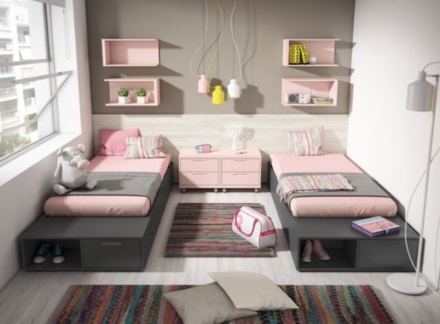 Chic And Inviting Shared Teen Girl Rooms Ideas