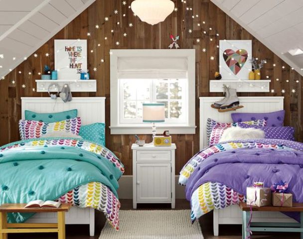 22 Chic And Inviting Shared Teen Girl Rooms Ideas - DigsDigs