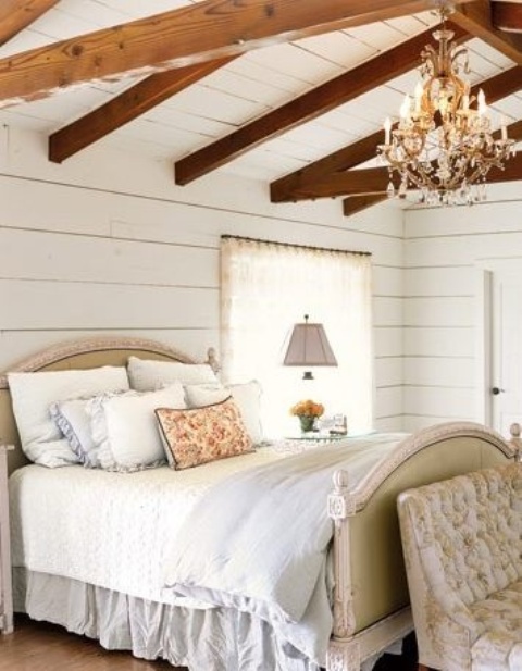 35 Chic Bedroom Designs With Exposed Wooden Beams Digsdigs
