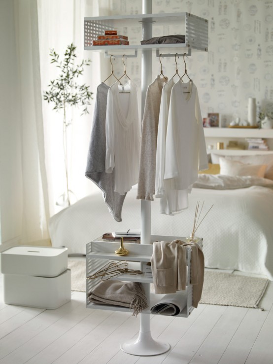 Chic Gold And White Bedroom Design