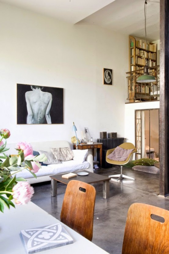 Chic Industrial Paris Loft From An Old Factory