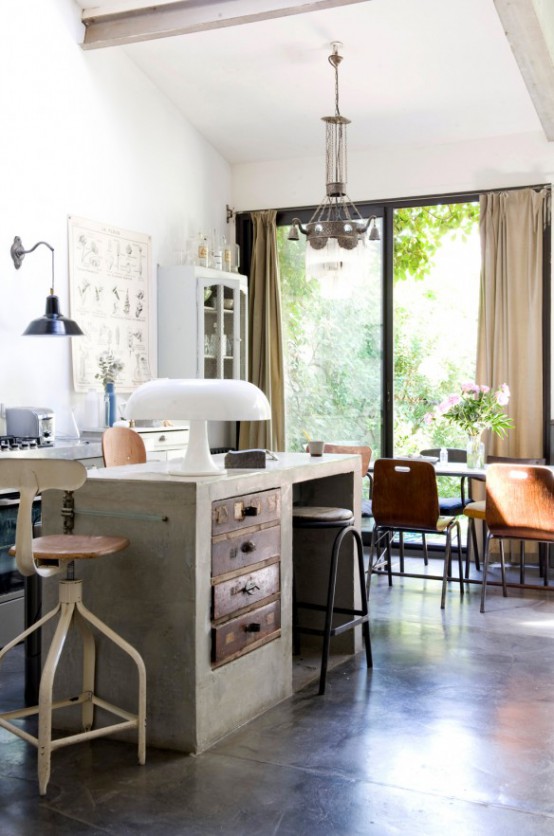 Chic Industrial Paris Loft From An Old Factory