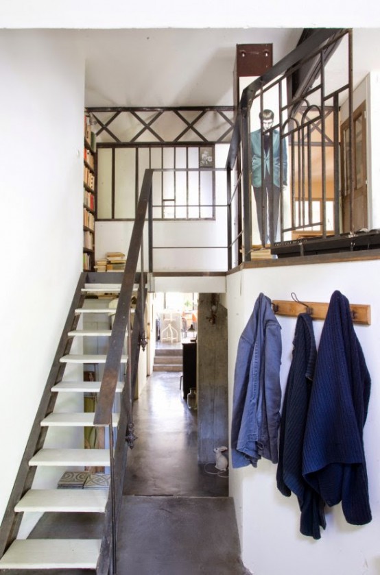 Chic Industrial Paris Loft From An Old Factory