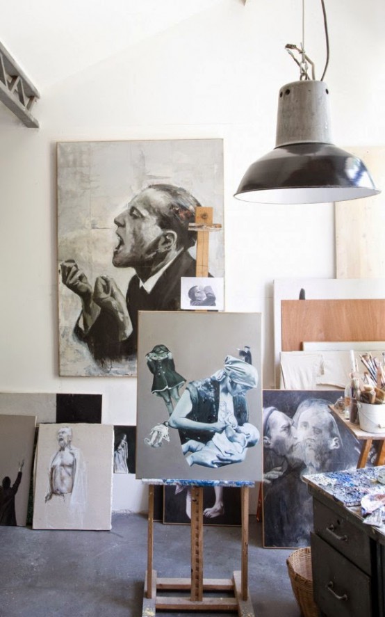 Chic Industrial Paris Loft From An Old Factory