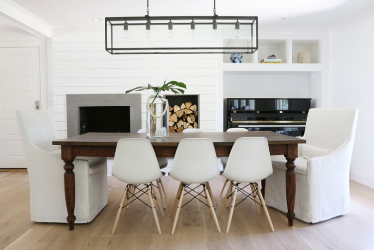 Chic White Kitchen Remodel With Brass Touches