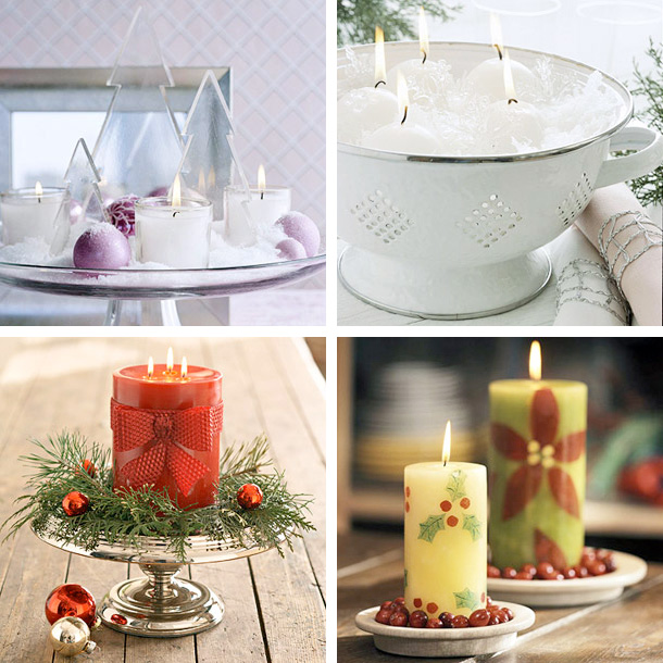 25 Cool Christmas Candles Decoration Ideas - DigsDigs