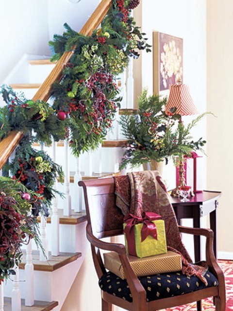 Christmas Stairs Decoration Ideas