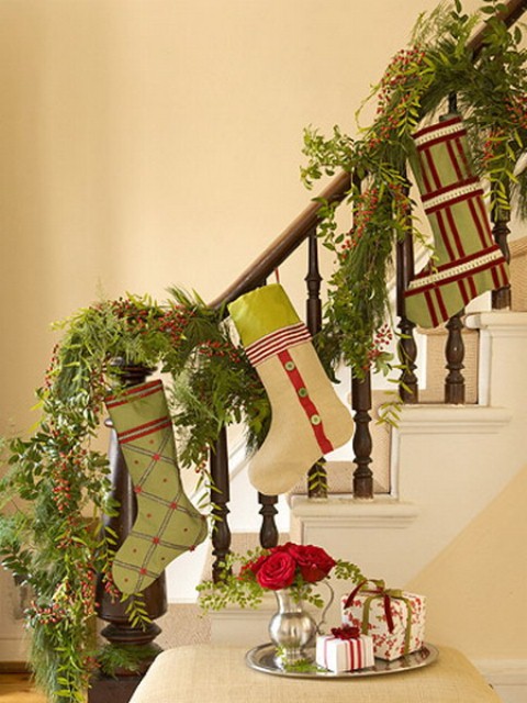 Christmas Stairs Decoration Ideas