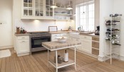 Classic Framed White Kitchen With Elm