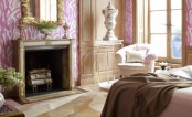 Classical And Glamorous Bedroom In Cold Pink
