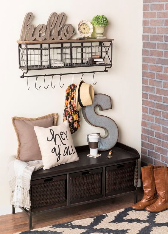 Picture Of clever examples to organize your entryway easily  14