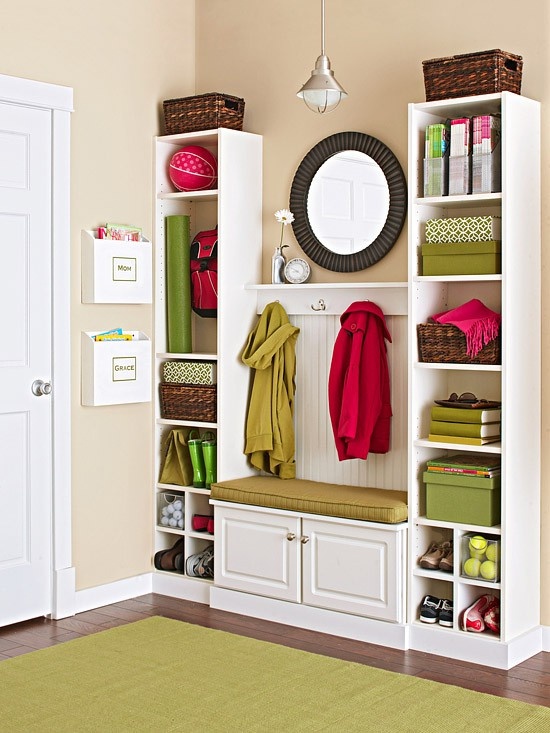 75 Clever Hallway Storage Ideas - DigsDigs