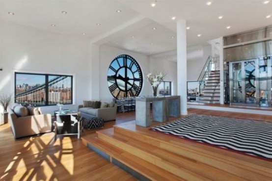 Clock Tower Conversion Into A Cool Penthouse