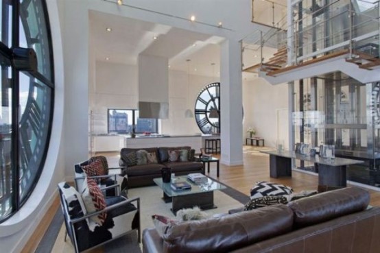 Clock Tower Conversion Into A Cool Penthouse