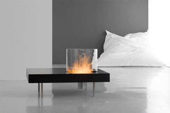 Coffee Table With Fireplace